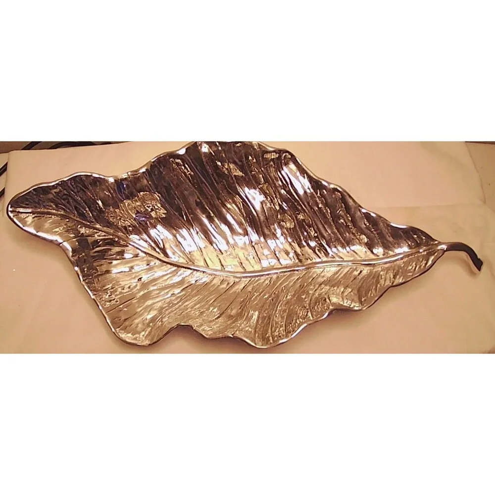 Beatriz Ball Garden Autumn Leaf Medium 6252 Serving Tray Platter
